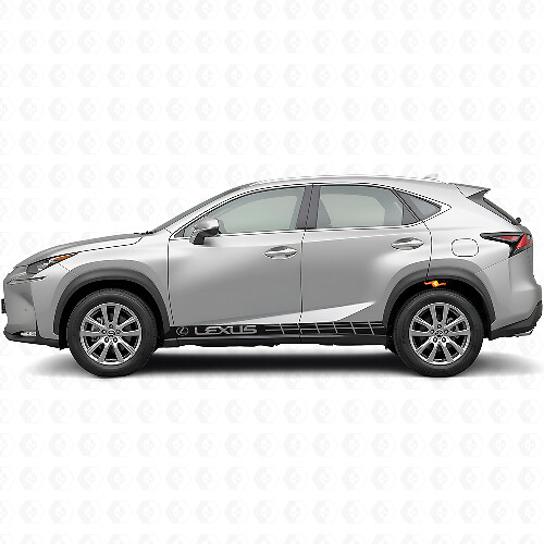 Kit Adesivi in Vinile Strisce Laterali Racing per Lexus NX 200t NX 300h