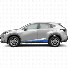 Kit Adesivi in Vinile Strisce Laterali Racing per Lexus NX 200t NX 300h_2