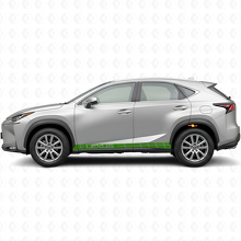 Kit Adesivi in Vinile Strisce Laterali Racing per Lexus NX 200t NX 300h_3