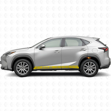 Kit Adesivi in Vinile Strisce Laterali Racing per Lexus NX 200t NX 300h_5