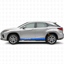 Kit adesivo in vinile con strisce in stile racing per modanature laterali Lexus RX 350_2
