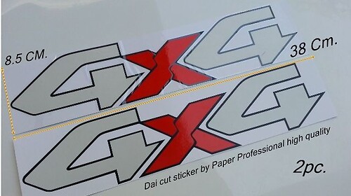 Logo 4x4 Off Road 4wd decalcomanie adesivo camion Ford Chevy Dodge Toyota Gmc
