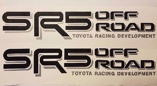 Set di adesivi laterali SR5 Off Road per Toyota Tacoma Tundra
