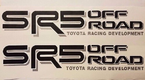 Set di adesivi laterali SR5 Off Road per Toyota Tacoma Tundra