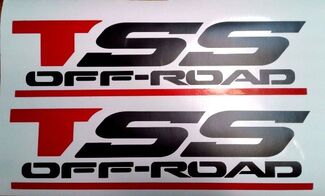 Adesivi Tss Off Road Decals, Nero Opaco Set 1