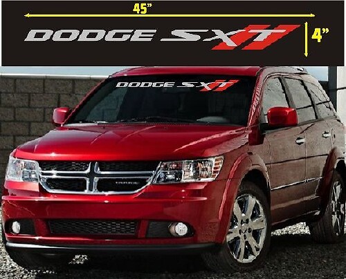 Adesivo per decalcomania universale per parabrezza Dodge Sxt