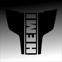 Adesivi in Vinile Personalizzati a Strisce per Cofano per Dodge Ram 1500_2