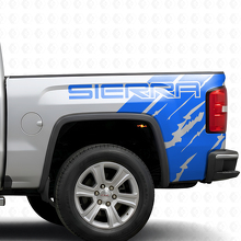 Kit Adesivi in Vinile Stile Invecchiato Brandizzato per Fiancata Letto GMC Sierra 2016_2