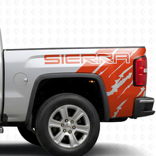 Kit Adesivi in Vinile Stile Invecchiato Brandizzato per Fiancata Letto GMC Sierra 2016_4