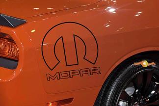 Mopar Logo Side Flare Truck Decalcomania in vinile Challenger Graphic Car