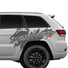 Adesivo in vinile personalizzato con spruzzi per la portiera posteriore laterale per Jeep Cherokee Trailhawk_2