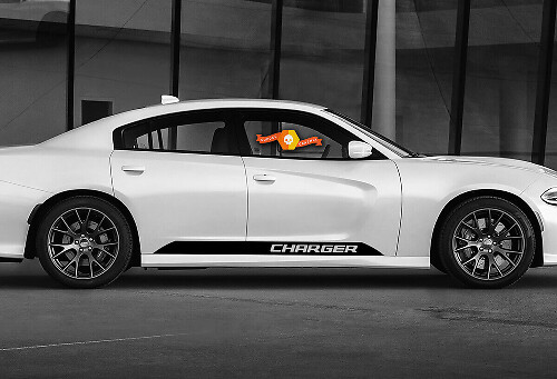 Kit di decalcomanie in vinile con strisce laterali di accento per Dodge Charger 2011-2020