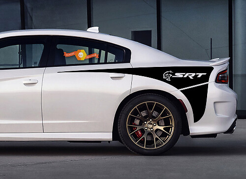 Dodge Charger SRT HELLCAT Strisce laterali laterali posteriori 2015 2016 2017
