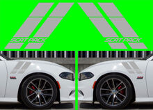 2X Dodge CHARGER Scat Pack Hash Stripes 2015-2018 Adesivo in vinile Decal HELLCAT SRT RT SXT Scatpack
 2
