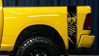 Dodge Ram 1500 RT HEMI Truck Bed Box kit adesivo decalcomania a strisce grafiche personalizzato 2023