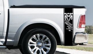 Dodge Ram 1500 RT HEMI Truck Bed Box grafica Stripe decal sticker portellone posteriore srt