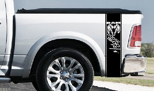 Dodge Ram 1500 RT HEMI Truck Bed Box grafica Stripe decal sticker portellone posteriore srt