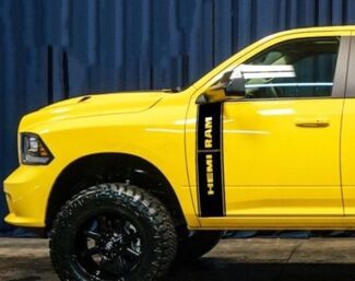 Dodge Ram 1500 RT HEMI porta laterale grafica adesivo decalcomania a strisce 2009 2016 personalizzato