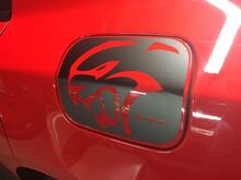 Dodge Charger HELLCAT SRT Gas Door Vinyl Overlay 2015+ Adesivo decalcomania Hemi Mopar 2