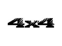 Adesivo Vinil Universale Logo Stile Graffiato 4x4 per GMC Sierra