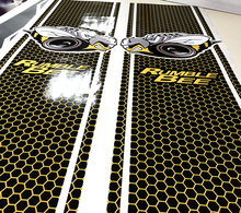 1500 2500 Truck Bed Side Stripe rumble bee concept Dodge Ram Vinile adesivo decalcomania stampata laminazione
 2