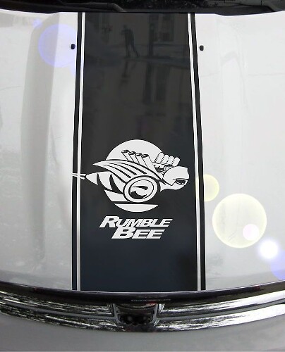 Ram Truck 1500 2500 3500 Bee Hood Stripes Vinyl Decal Sticker Graphic DH-006D