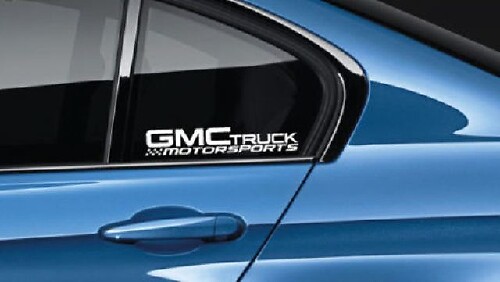 Kit Adesivi in Vinile per Finestrino Laterale Motorsport GMC Truck Per GMC