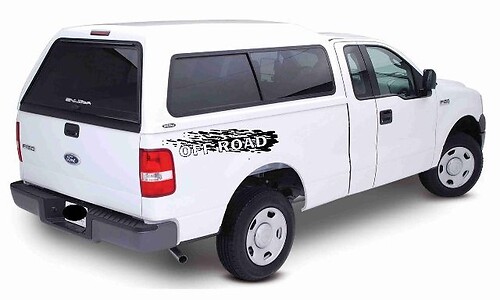 2 pezzi - Decalcomanie Off Road - per adesivi F Parti Z71 Chevy Silverado GMC Sierra 4x4
