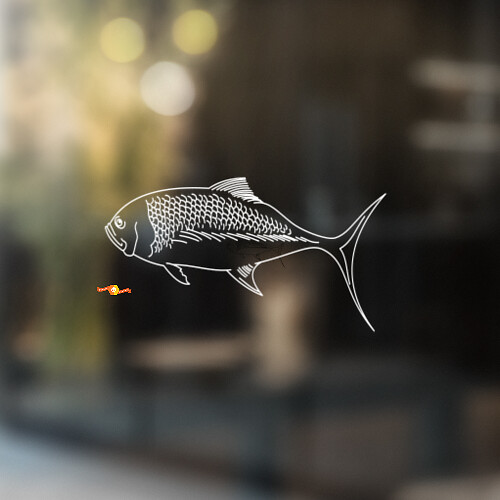 Adesivo Universale in Vinile Caranx Fish