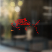 Adesivo Universale in Vinile Caranx Fish_3