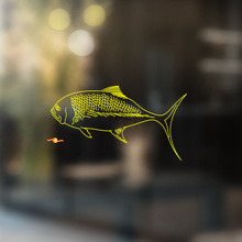 Adesivo Universale in Vinile Caranx Fish_4