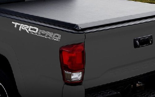 TRD PRO Toyota Racing Development Tacoma Tundra Adesivi per decalcomanie in vinile lato letto 2 colori
