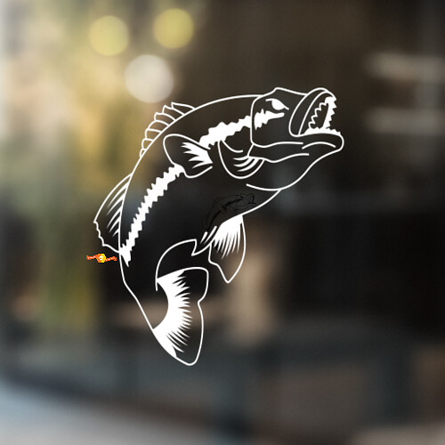 Adesivo Universale in Vinile Perch Fish
