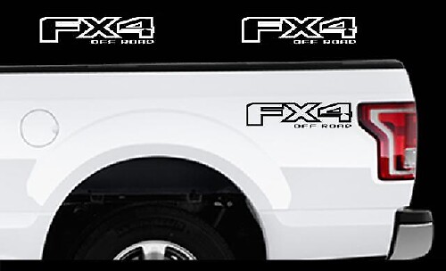 2015-2017 Ford F-150 Fx4 OFF ROAD Camion Bed Decal Set adesivi in ​​vinile