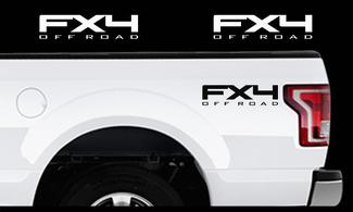 2009 - 2016 Ford F-150 Fx4 OFF ROAD Truck Bed Off Road Decal Set adesivi in ​​vinile