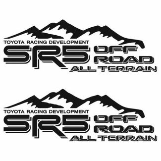 Toyota SR5 Off Road All Terrain Racing Tacoma Tundra 2 Adesivi Decalcomanie Vinile
