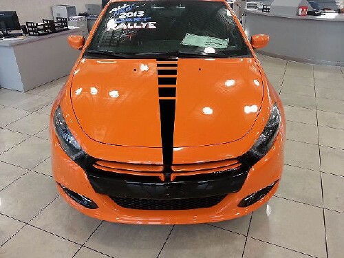 Adesivo Stripe a Lampi per Cofano 2 per Dodge Dart 2013-2017