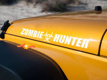 Kit di Adesivi in Vinile Zombie Hunter per Jeep Wrangler_2