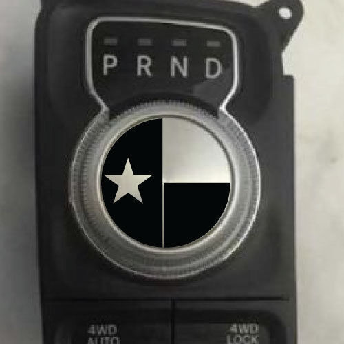 Dodge Ram Texas bandiera pomello del cambio decalcomania grafica vinile USA