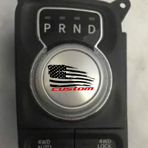 Pomello cambio con bandiera americana personalizzata Adesivo in vinile universale per Dodge Ram 1500