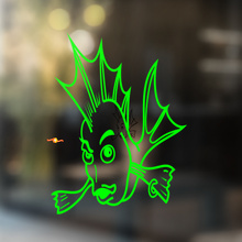 Adesivo Universale in Vinile Punk Fish_3