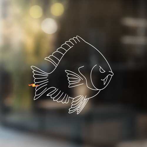 Adesivo Universale in Vinile Bluegill Fish