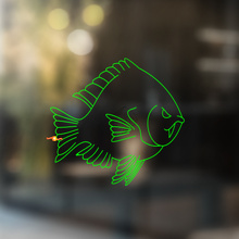 Adesivo Universale in Vinile Bluegill Fish_2
