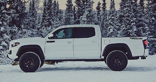 TRD PRO Toyota Racing Development Tacoma Tundra Adesivi per decalcomanie in vinile sul lato del letto