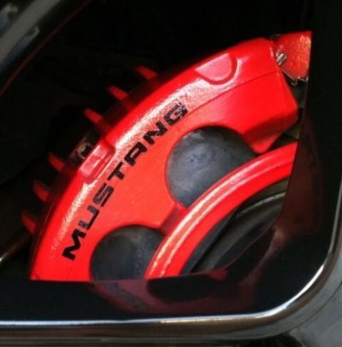 Adesivo in Vinile Alta Temperatura per Pinza Freno per Musclecarmodel