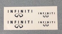 Set di Adesivi in Vinile per Pinza Freno con Logo Infiniti per Infiniti_2