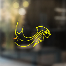 Adesivo in Vinile Universale Stile Tribale Pesce_4
