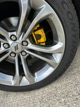 Dodge Challenger R/T RT pinza freno curva AD ALTA TEMPERATURA adesivo in vinile (qualsiasi colore) 6X
 5