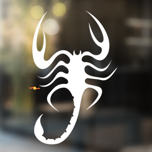 Adesivo Universale in Vinile Scorpion