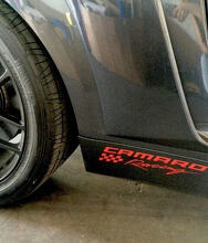 Adesivo decalcomania in vinile per parafango con gonna laterale da corsa Chevy Camaro LS LT RS SS Zl1 Z28
 2